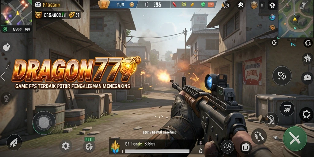 Tampilan menarik dari gameplay FPS di DRAGON777 yang penuh aksi.