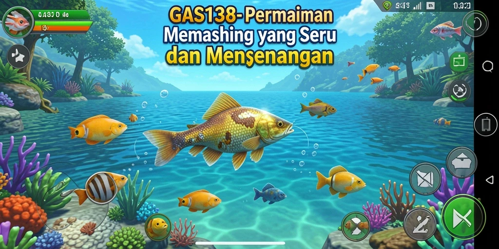 Gameplay memancing yang mendebarkan dalam GAS138.