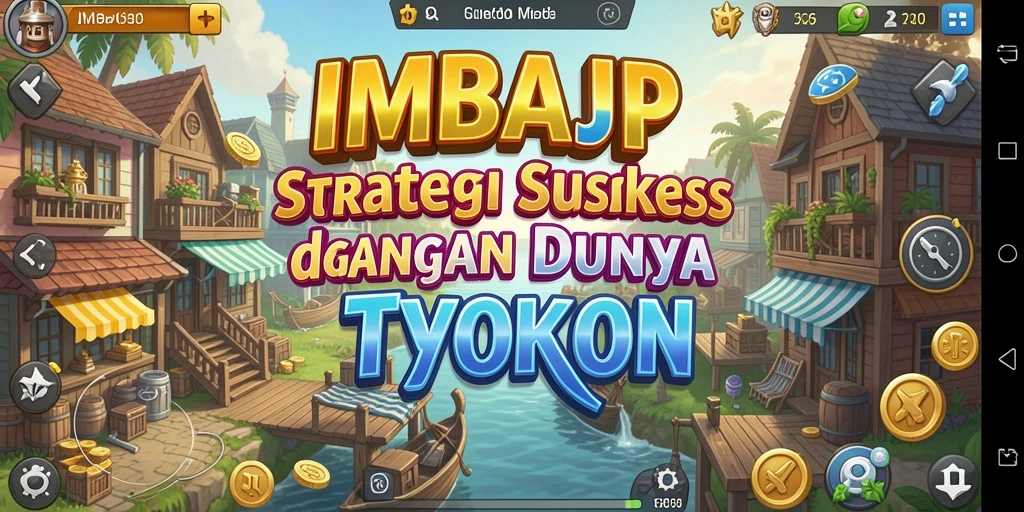 Screenshot utama IMBAJP menunjukkan gameplay Tycoon yang seru.