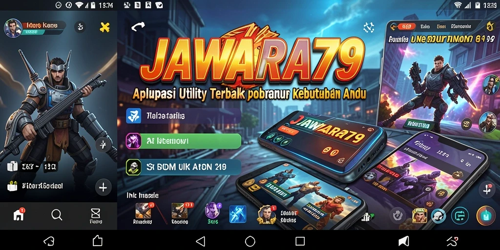 Tampilan utama <strong>JAWARA79</strong> dengan fitur optimasi dan pembersihan.