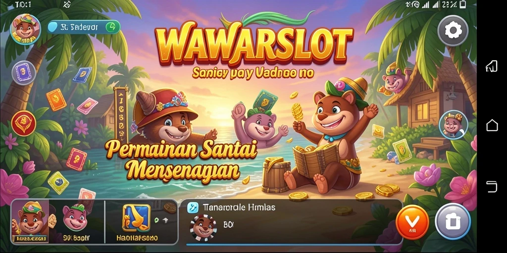 Screenshot utama WAWARSLOT menampilkan keseruan gameplay Casual.