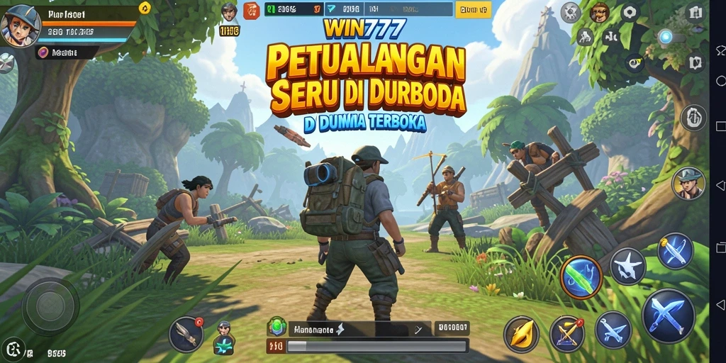 Screenshot gameplay WIN777 menampilkan aksi seru di dunia terbuka.