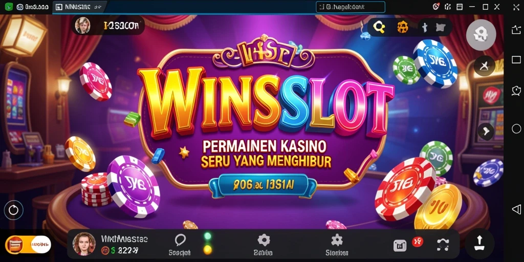 Screenshot gameplay WINSLOT menunjukkan keseruan permainan Kasino.